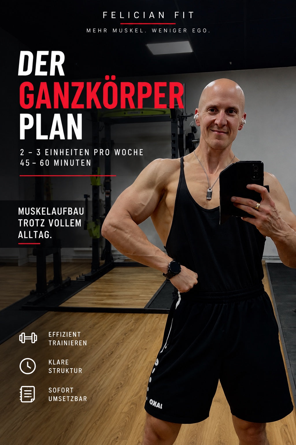 Felician Fit Ganzkörper-Trainingsplan – 2 bis 3 Einheiten pro Woche